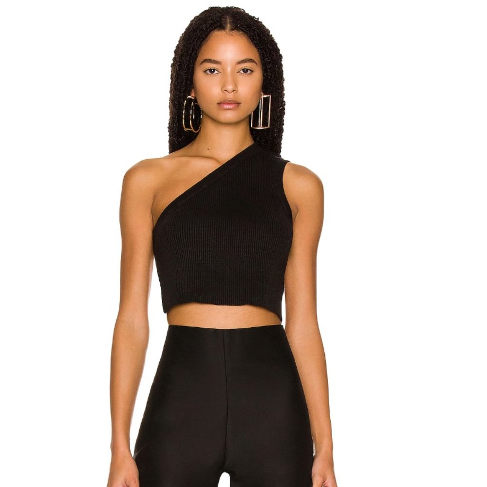 jacquemus la maille ascu black top